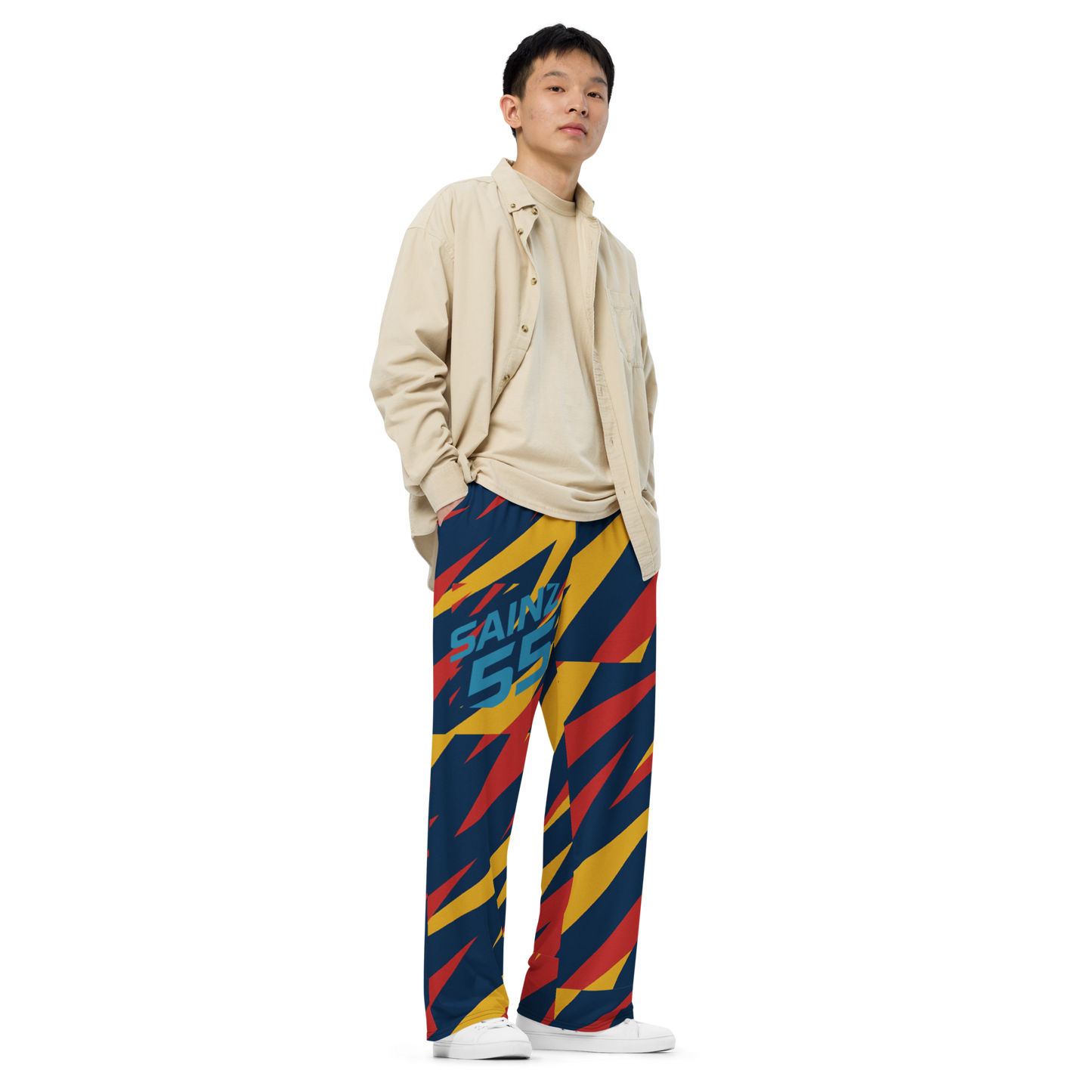 Sainz unisex wide-leg pants