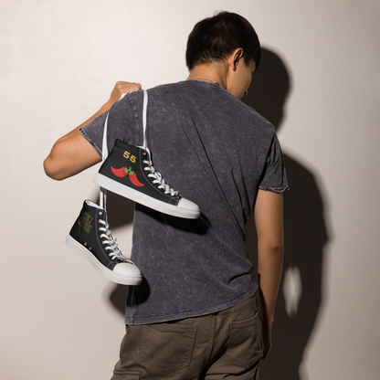 Men’s Carlos Sainz Inspired High Top Canvas Sneakers